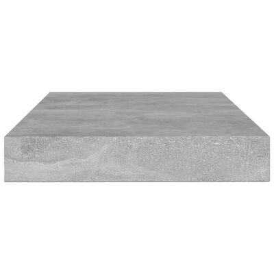 vidaXL Wandschappen 4 st 100x10x1,5 cm spaanplaat betongrijs