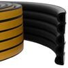 vidaXL Zelfklevende raamafdichting Zwart 14 x 12 mm 25 m EPDM-schuim