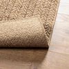 vidaXL Vloerkleed ZIZUR beige binnen en buiten 100x200 cm jute look