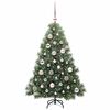 vidaXL Kunstkerstboom met 150 LED met standaard Groen 120 cm PE en PVC