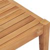 vidaXL Tuintafel 90,5x55,5x30,5 cm massief teakhout
