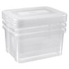 Curver Opbergboxenset Handy 3x25 L transparant