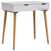 vidaxl Plafondtafel FAUSKE Wit 76 x 50 x 78 cm