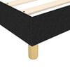 vidaXL Boxspring bed 90x200 cm stof zwart