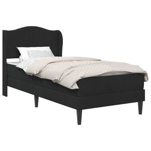 vidaXL Bedframe met hoofdeinde Zwart 100 x 200 cm Fluweel