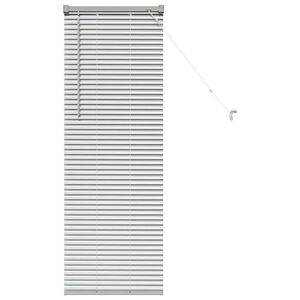 vidaXL Venetiaanse jaloezie&euml;n zilver 130 x 45 cm Aluminium