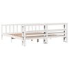 vidaXL Bedframe zonder matras massief grenenhout wit 180x200 cm