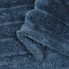 vidaXL Gooi Deken Marineblauw 240 x 220 cm Fleece