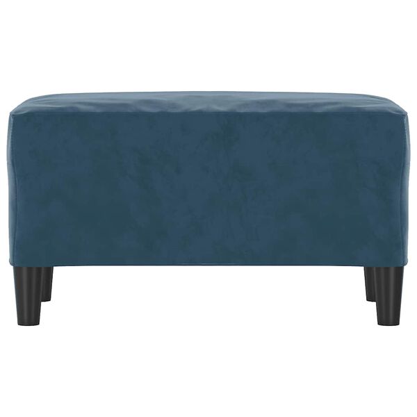 vidaXL Bankje 70x35x41 cm fluweel blauw