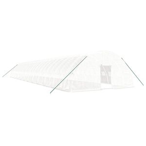 vidaXL Tuinkas met stalen frame 144 m&sup2; 24x6x2,85 m wit