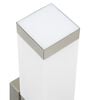 vidaXL Buitenwandlamp Zilver 10.5 x 6 x 35 cm Roestvrij staal