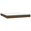 vidaXL Pocketveringmatras medium 160x200x20 cm stof donkerbrui8