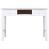 vidaXL Bureau 108x45x76 cm massief paulowniahout wit