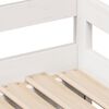 vidaXL Slaapbank met onderschuifbed/lades zonder matras 90x190 cm wit