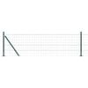 vidaXL Euro-hek met betonnen voetstuk 50 x 0,6 m PVC-Coated Staal Mesh