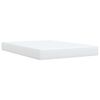 vidaXL Boxspring met matras kunstleer wit 140x200 cm