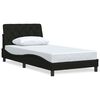 vidaXL Bedframe zonder matras 100x200 cm stof zwart