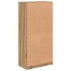 vidaXL Hoge kast met deuren 68x37x142 cm bewerkt hout artisanaal eiken