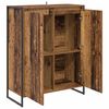 vidaXL Schoenenkast met opslag Oud Hout 79 x 36 x 100 cm Bewerkt hout