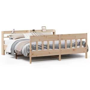 vidaXL Bedframe zonder matras massief grenenhout 180x200 cm