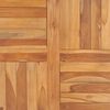 vidaXL Tafelblad 70x70x2,5 cm massief teakhout