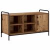 vidaXL Schoenenkast 100 x 39,5 x 55,5 cm Bewerkt hout Oud hout