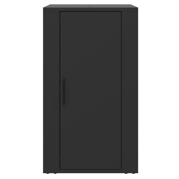 vidaXL Dressoir 40x33x70 cm bewerkt hout zwart