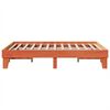vidaXL Bedframe zonder matras massief grenenhout wasbruin 140x200 cm