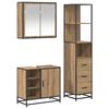 vidaXL Badkamermeubelset 3 st Artisan Eiken 65 x 33 x 60 cm