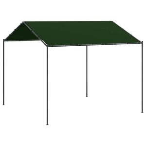 vidaXL Paviljoen 4 x 4 x 2,6 m Taupe Polyester en staal