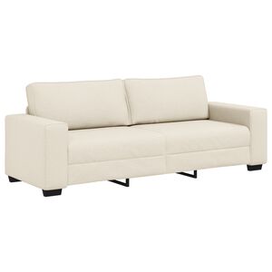 vidaXL 3-zitsbank 180 cm linnen