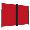 vidaXL Tuinscherm uittrekbaar 220x1200 cm rood