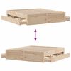 vidaXL Bedframe zonder matras met lades massief grenenhout 180x200 cm