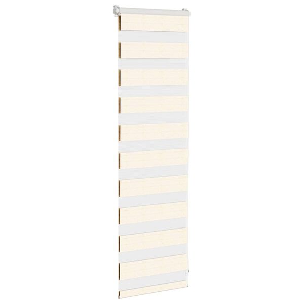 vidaXL Zebra rolgordijn 45x100 cm stofbreedte 40,9 cm marmerbeige