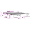 vidaXL Bedframe zonder matras massief grenenhout 180x200 cm