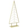 vidaXL Metalen kerstboom met standaard KUOPIO 180 cm Staal Goud