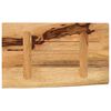 vidaXL Tafelblad met natuurlijke rand 50x30x2,5 cm massief mangohout