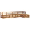 vidaXL Buiten bankenset 5 pcs Naturel Massief Acaciahout