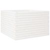 vidaXL Plantenbak 70x70x46 cm massief grenenhout wit