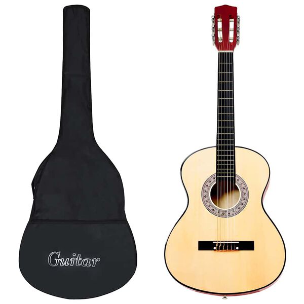 vidaXL Gitaar klassiek beginner met tas 3/4 36"