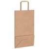 vidaXL Papieren zakken 250 st met hengsels 21x11x36 cm bruin