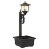 vidaXL Bollard Light met Plantenbak Zwart 29 x 28 x 74 cm ABS en PP