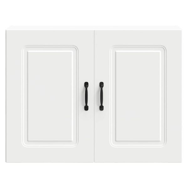 vidaXL Keukenwandkast Kalmar bewerkt hout wit