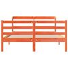 vidaXL Bedframe zonder matras massief grenenhout wasbruin 120x190 cm