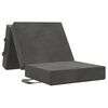 vidaXL Vouwbare Bankbed 90 x 67 x 45 cm Donkergrijs