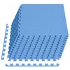 vidaXL Vloermatten 12 st 4,32 ㎡ EVA-schuim blauw