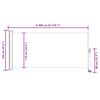 vidaXL Tuinscherm uittrekbaar 120x300 cm cr&egrave;mekleurig