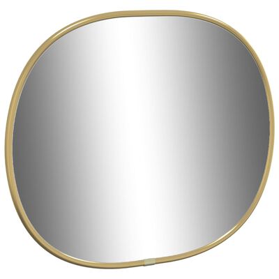 vidaXL Wandspiegel 30x25 cm goudkleurig