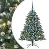 vidaXL Kunstkerstboom met 150 LED Groen 120 cm PVC en Plastic en Staal