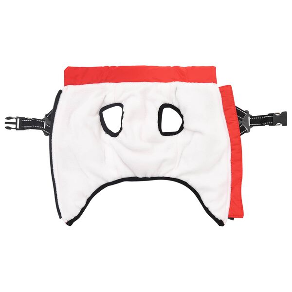 vidaXL Hondenjas Rood L36 Fleece en polyester